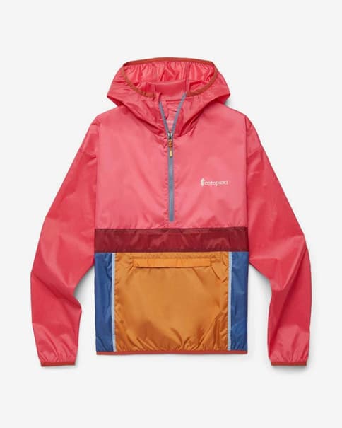 Chaqueta fina con capucha Cotopaxi Teca Half Zip rosa azul mujer