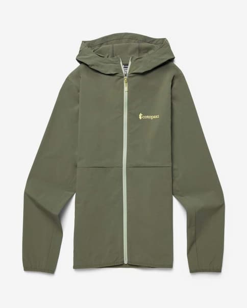 Chaqueta fina con capucha Cotopaxi Vuelta Performance verde pardo