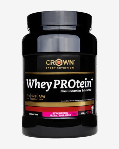 Whey PROtein Crown Sport Nutrition 834 g sabor fresa