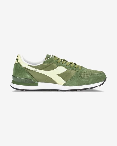 Zapatillas Diadora Camaro verde oliva blanco