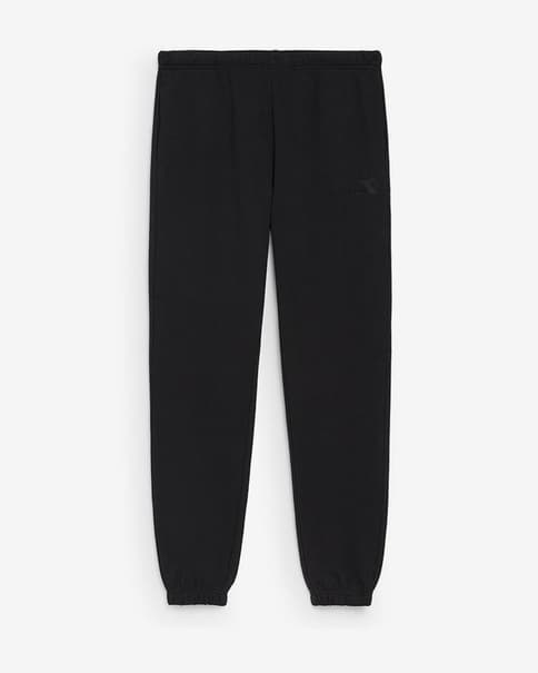 Pantalón largo Diadora Brushed Cuff negro mujer