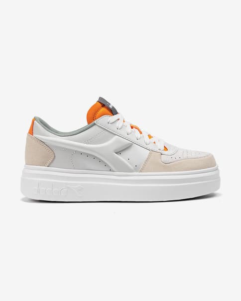 Zapatillas Diadora Magic Bold Puffy blanco beige naranja mujer