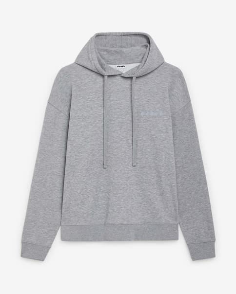 Sudadera con capucha Diadora Athl. Logo gris claro