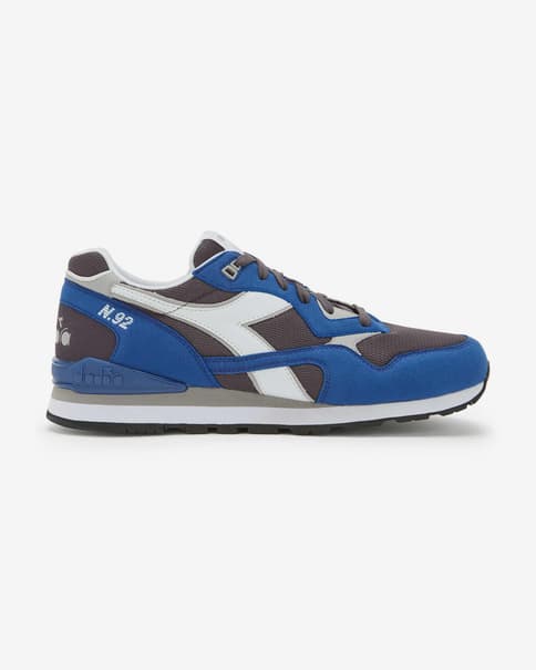 Zapatillas Diadora N.92 azul gris blanco