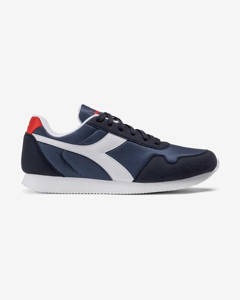 Zapatillas Diadora Simple Run azul rojo blanco