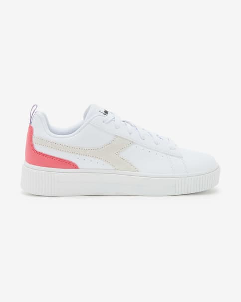 Zapatillas Diadora Amber blanco rosa mujer