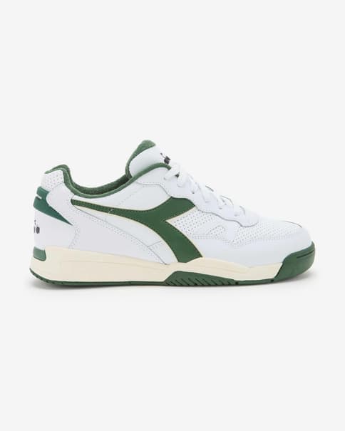 Zapatillas Diadora Winner blanco verde oscuro