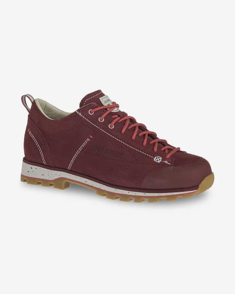 Zapatillas Dolomite 54 Low Evo rojo granate mujer