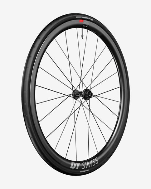 Rueda delantera DT Swiss ERC 1100 Dicut 35 mm Disc Center Lock Eje pasante 12x100 mm WTS