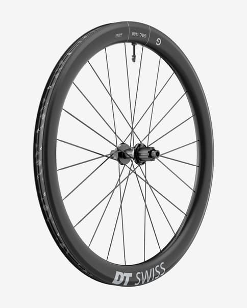Rueda trasera DT Swiss GRC 1400 Dicut 50 mm Disc Center Lock Eje pasante 12x142 mm