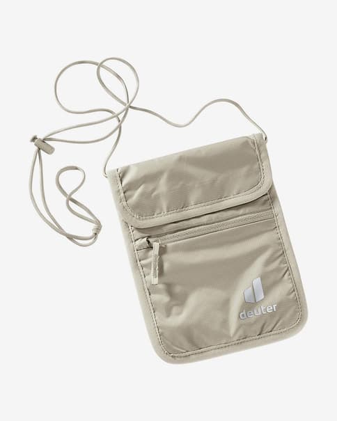Cartera Deuter Security Wallet II marrón claro blanco