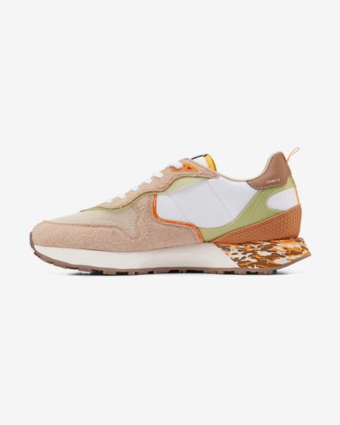 Zapatillas Duuo Calma 2.0 beige verde claro blanco