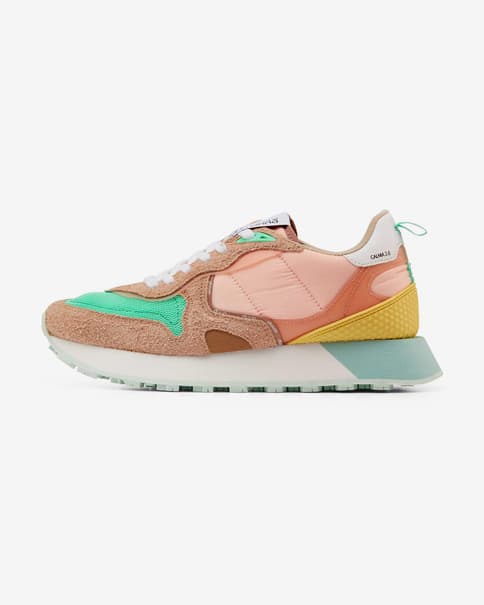 Zapatillas Duuo Calma 2.0 verde turquesa rosa amarillo