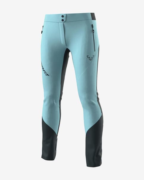Pantalón largo Dynafit Transalper 2 Light Dynastretch azul celeste mujer