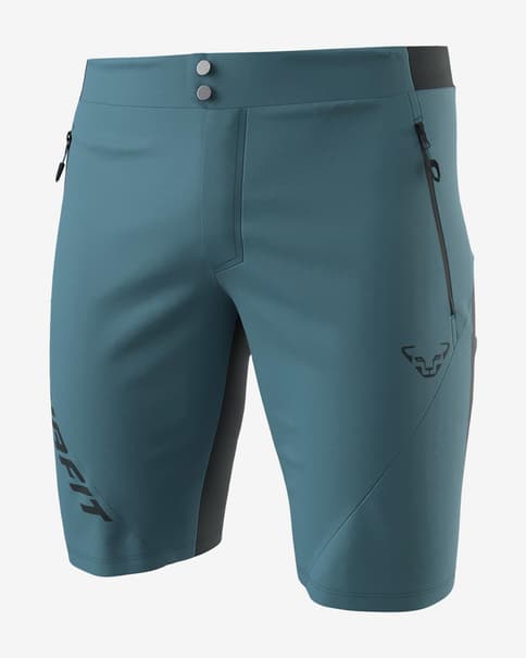 Pantalón corto Dynafit Transalper 2 Light Dynastretch azul celeste