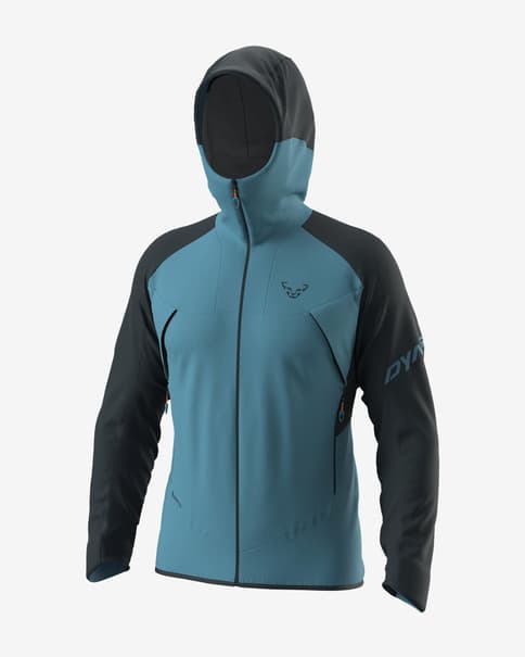 Chaqueta con capucha Dynafit Transalper GORE-TEX azul eléctrico