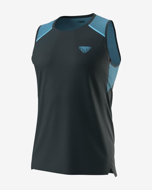 Camiseta Dynafit Sky sin mangas azul noche