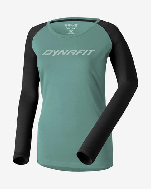 Camiseta Dynafit 24/7 manga larga azul celeste mujer