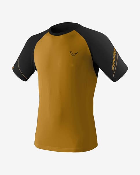 Camiseta Dynafit Alpine Pro manga corta amarillo marrón