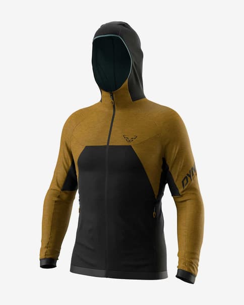 Chaqueta con capucha Dynafit Tour Thermal marrón amarillento