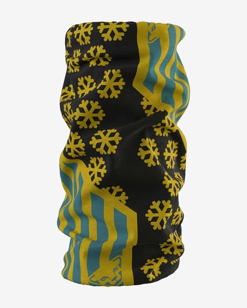 Tubular Dynafit Logo negro amarillo pálido