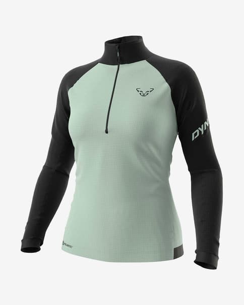 Forro polar Dynafit Speed Polartec Half Zip verde blanquecino mujer