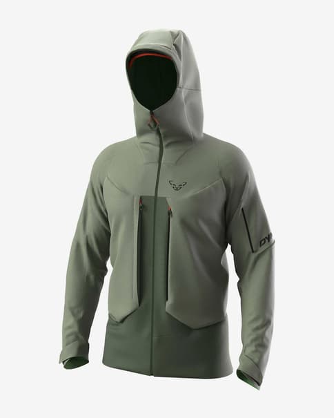 Chaqueta con capucha Dynafit Tigard 3L Stretch verde