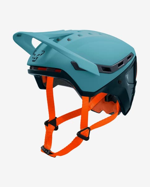 Casco Dynafit TLT azul turquesa naranja
