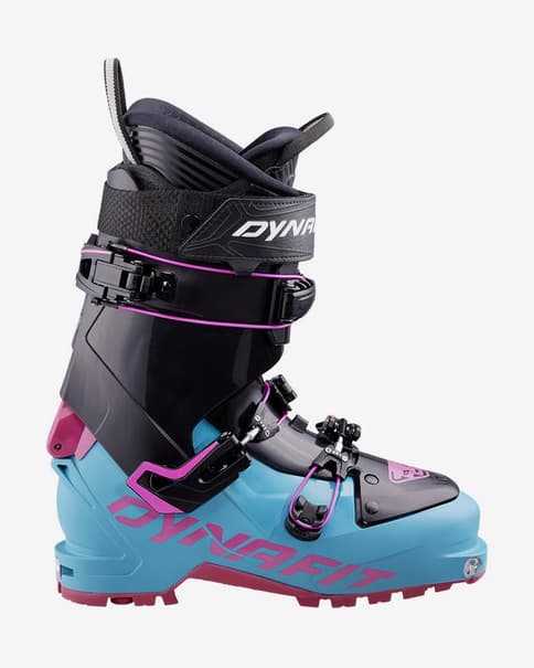 Dynafit Seven Summits støvler blå sort pink kvinder