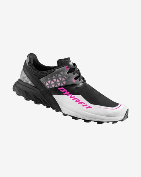 Ténis Dynafit Alpine DNA preto branco rosa mulher