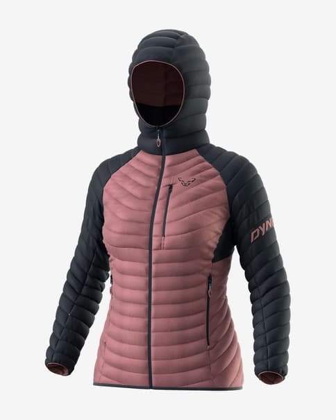 Chaqueta Dynafit Radical Down Hooded violeta azul oscuro mujer