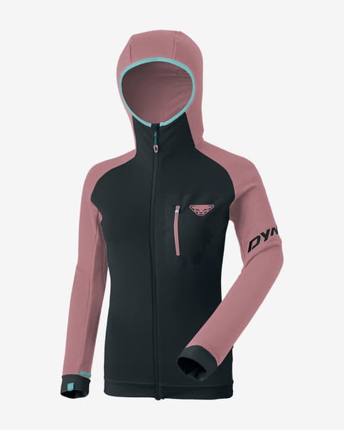 Chaqueta Dynafit Radical Polartec negro granate mujer