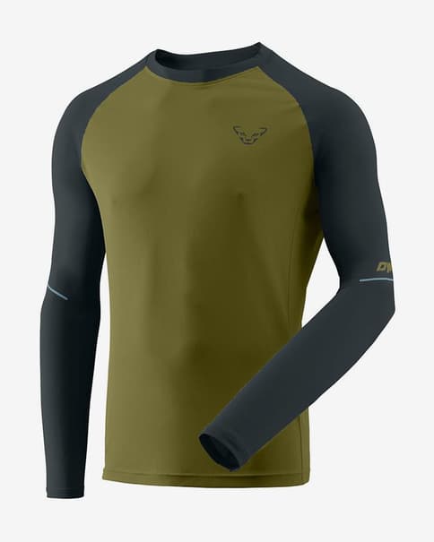 Camiseta Dynafit Alpine Pro manga larga verde kaki