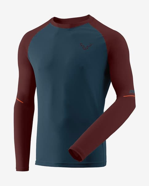 Camiseta Dynafit Alpine Pro manga larga azul marino granate