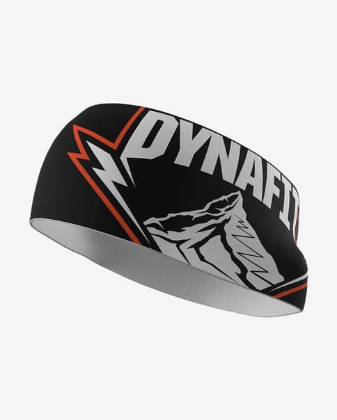 Cinta para la cabeza Dynafit Graphic Performance negro naranja blanco