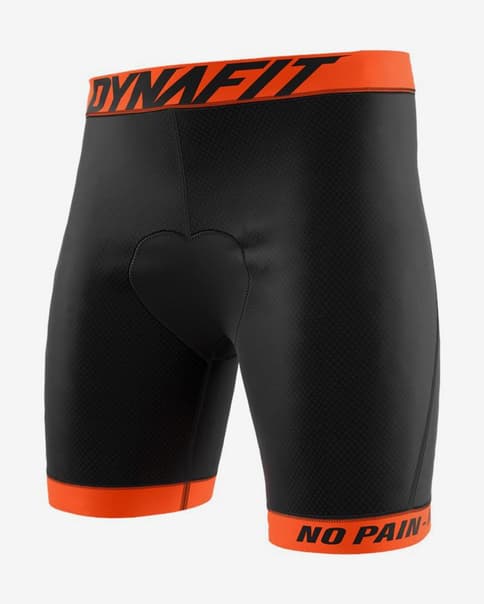 Culote interior sin tirantes Dynafit Ride negro naranja