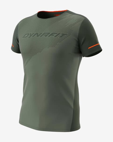 Camiseta Dynafit Alpine 2 manga corta verde oliva