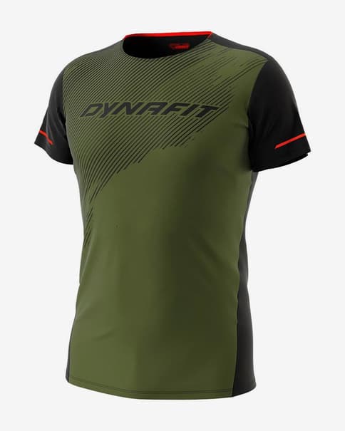 Camiseta Dynafit Alpine 2 manga corta verde oscuro