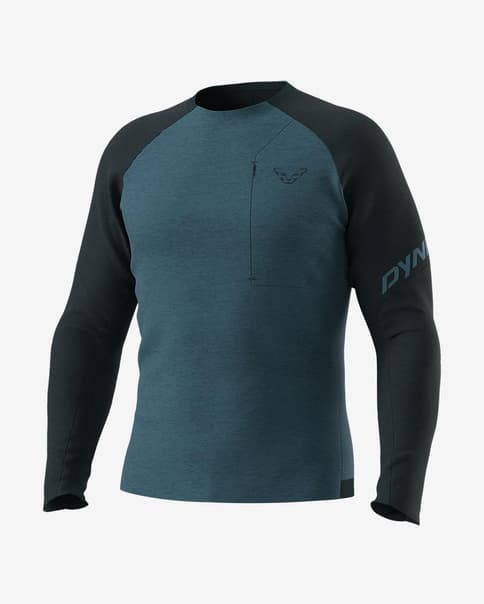 Camiseta Dynafit 24/7 Polartec manga larga azul marino