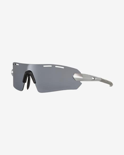 Occhiali Eassun Marathon argento con lente a specchio argento