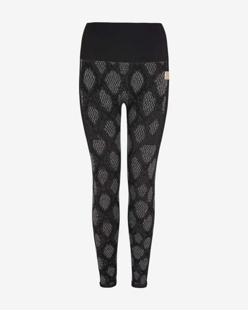 Malla larga EA7 Emporio Armani Vigor Seamless negro gris dorado mujer