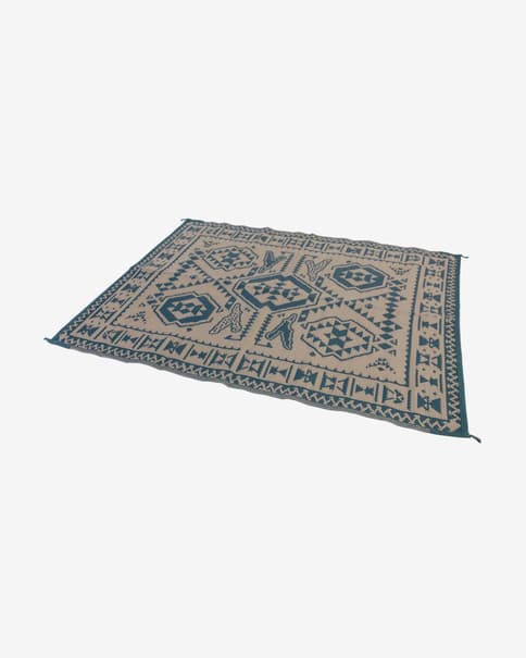 Alfombra Easy Camp Bilberry Square azul gris
