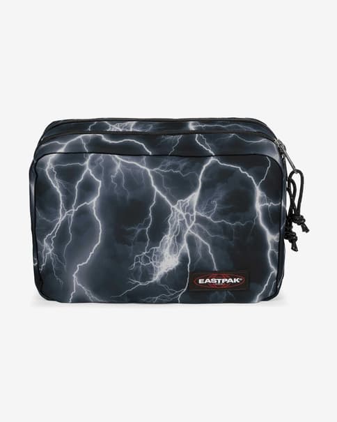 Neceser Eastpak Mavis gris oscuro blanco negro