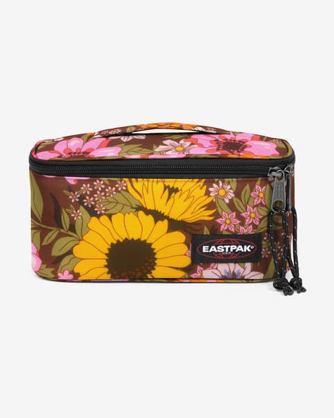 Neceser Eastpak Traver 4L marrón verde amarillo