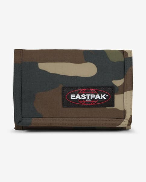 Cartera Eastpak Crew Single verde camuflaje