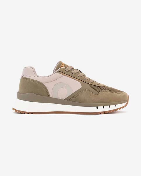 Zapatillas Ecoalf Sicilia marrón oscuro rosa mujer