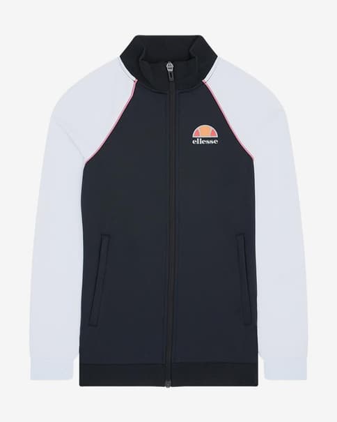 Sudadera Ellesse Pecani Full Zip negro blanco