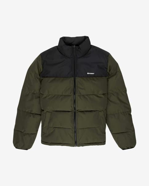 Chaqueta con capucha Element Puffa Classic verde oscuro