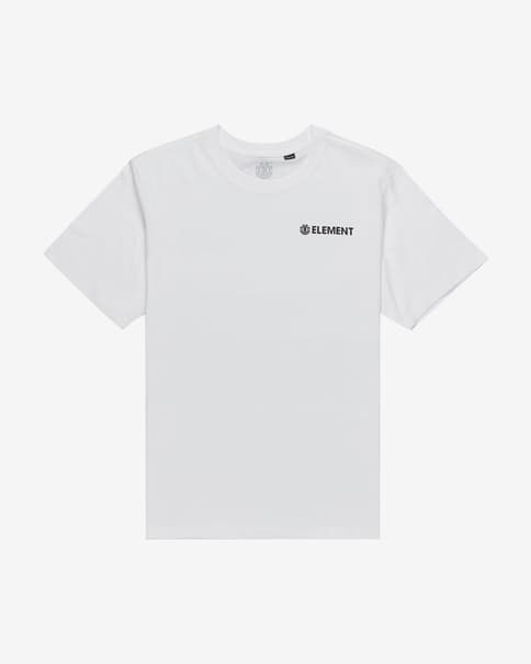Camiseta Element Blazin Chest manga corta blanco negro