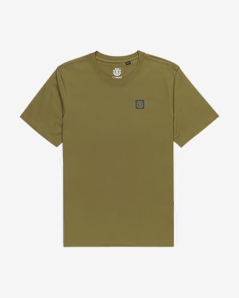 Camiseta Element Joint Texture manga corta verde oliva